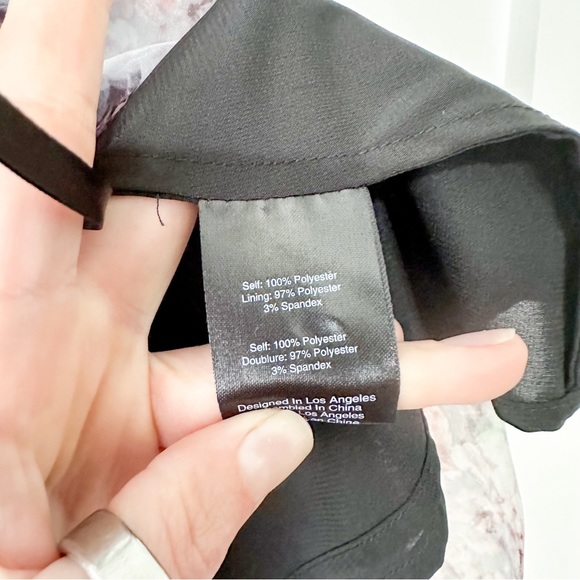 For Love & Lemons Faye Mini Dress Babydoll Multicolored Size Medium - Picture 6 of 14